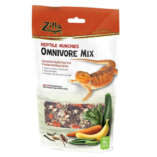 Zilla Reptile Munchies - Omnivore 4oz - Pisces Pet Emporium
