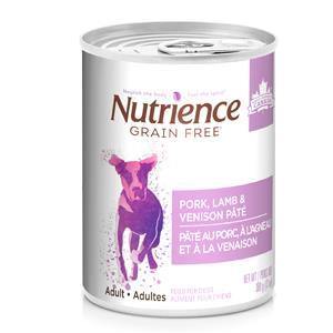 Nutrience Grain Free Pork Lamb & Venison Pate 369 g - Pisces Pet Emporium