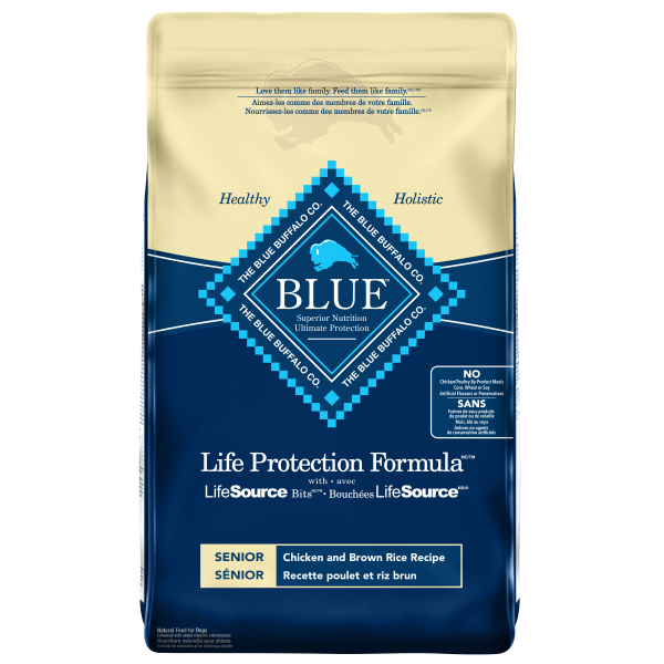 Blue Buffalo Life Protection Formula Chicken & Brown Rice Senior Dog Food - 11.7 kg - Pisces Pet Emporium