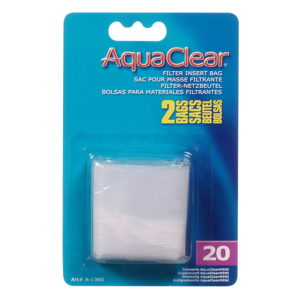 AquaClear 20 Nylon Filter Media Bag - 2 Pack - Pisces Pet Emporium