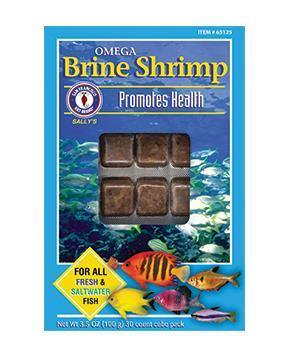 San Fransisco Bay Omega Brine Shrimp Cube 3.5oz - Pisces Pet Emporium