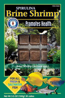 San Fransisco Bay Spirulina Brine Shrimp Cube 3.5oz - Pisces Pet Emporium
