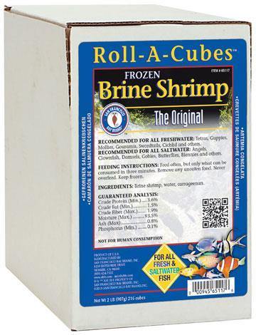 San Fransisco Bay Roll-a-Cube Brine Shrimp - 2 lb - Pisces Pet Emporium
