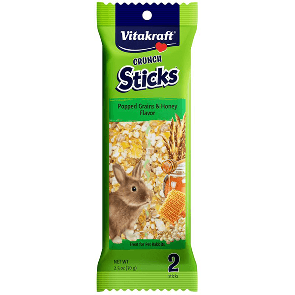 Vitakraft Popped Grains & Honey Sticks for Rabbits - Pisces Pet Emporium