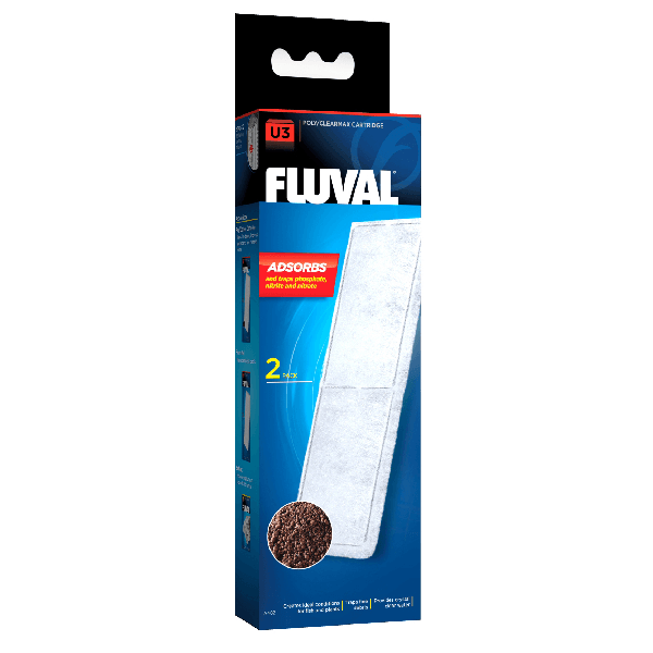 Fluval U3 Poly/Clearmax Cartridge 2 Pack - Pisces Pet Emporium