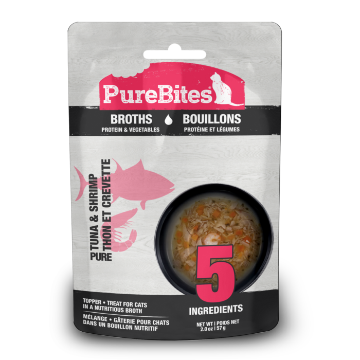 Purebites Cat Broths Tuna Shrimp Veg Topper | Pisces