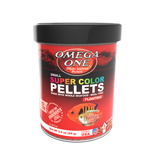 Omega One Small Floating Super Color Pellets | Pisces