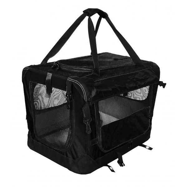 Tuff Crate Black Deluxe Soft Crate - Available in 4 Sizes - Pisces Pet Emporium
