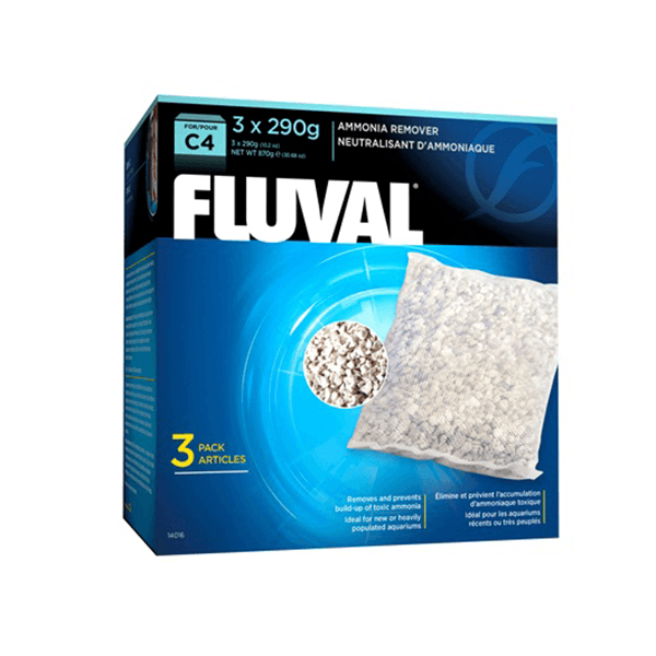 Fluval C4 Ammonia Remover - 3 Pack - Pisces Pet Emporium