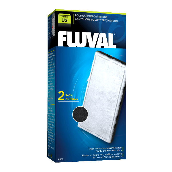 Fluval U2 Poly/Carbon Cartridge 2 Pack - Pisces Pet Emporium