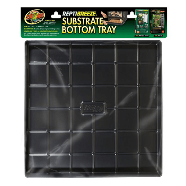 Zoo Med ReptiBreeze Substrate Bottom Tray - 18"x18"x2" - Pisces Pet Emporium