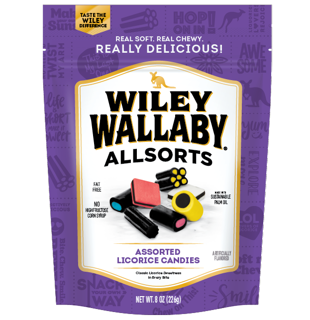 Wiley Wallaby Licorice - All Sorts 80z - Pisces Pet Emporium
