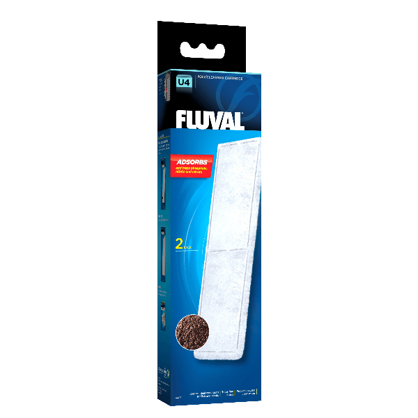 Fluval U4 Poly/Clearmax Cartridge 2 Pack - Pisces Pet Emporium