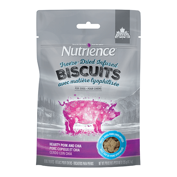 Nutrience Freeze-Dried Biscuits Pork & Chia - Pisces Pet Emporium