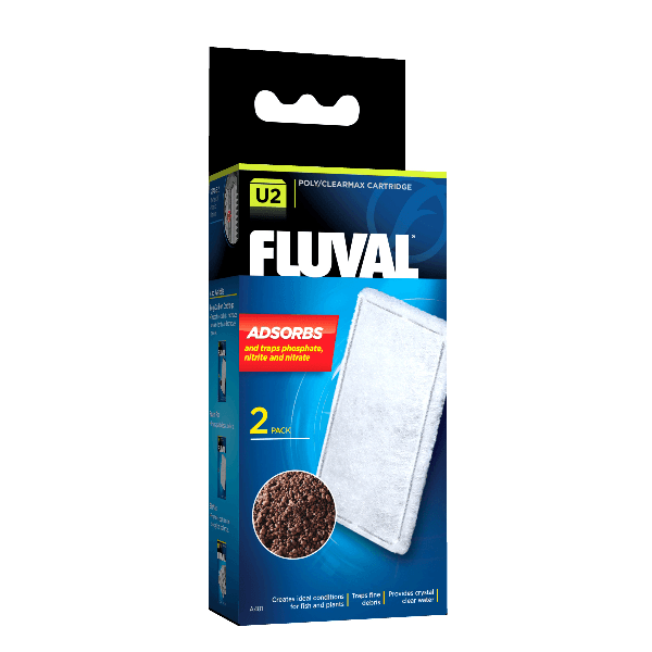 Fluval U2 Poly/Clearmax Cartridge 2 Pack - Pisces Pet Emporium