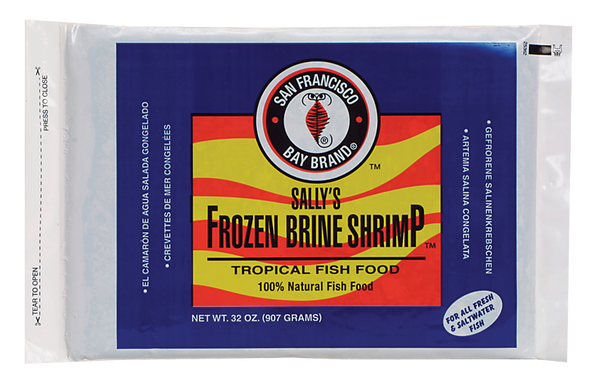 San Fransisco Bay Frozen Brine Shrimp Flat 320z - Pisces Pet Emporium