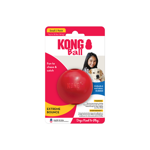 KONG Red Ball w/ Hole | Pisces