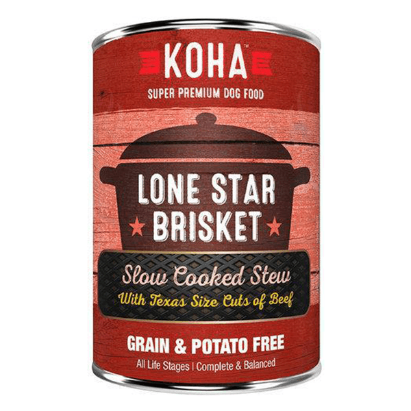 Koha Dog Slow Cooked Stew Lone Star Brisket - 360 g - Pisces Pet Emporium