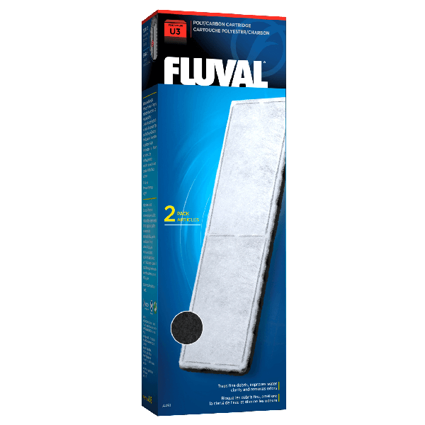 Fluval U3 Poly/Carbon Cartridge 2 Pack - Pisces Pet Emporium