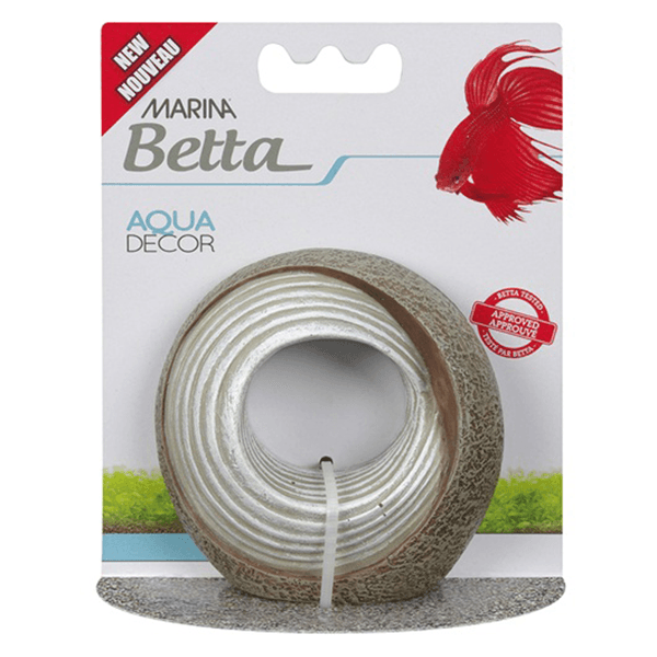 Marina Betta Aqua Decor - Stone Shell - Pisces Pet Emporium