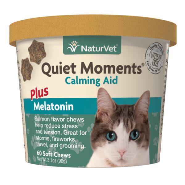 Naturvet Quiet Moments + Melatonin 60ct - Pisces Pet Emporium