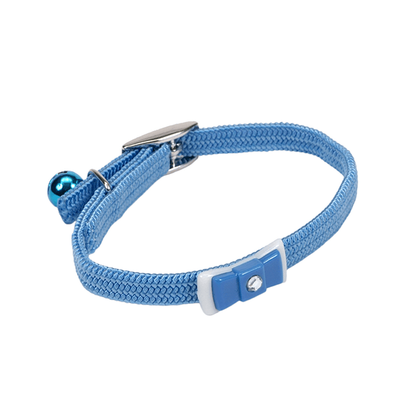 Lil Pals Blue Elasticized Safety Kitten Collar - Pisces Pet Emporium