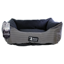 Baxter & Bella Lounger Bed - Grey - Pisces Pet Emporium
