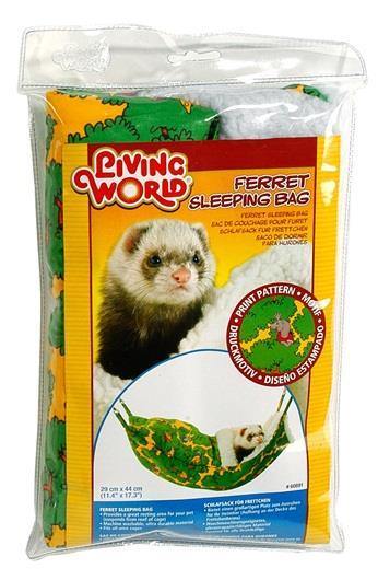 Living World Ferret Sleeping Bag - Green - Pisces Pet Emporium