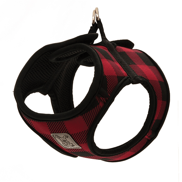 RC Pets Red Buffalo Plaid Step In Cirque Harness - Available in Multiple Sizes - Pisces Pet Emporium