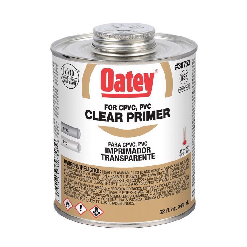 Oatey Clear Primer - NSF Listed 118ml - Pisces Pet Emporium