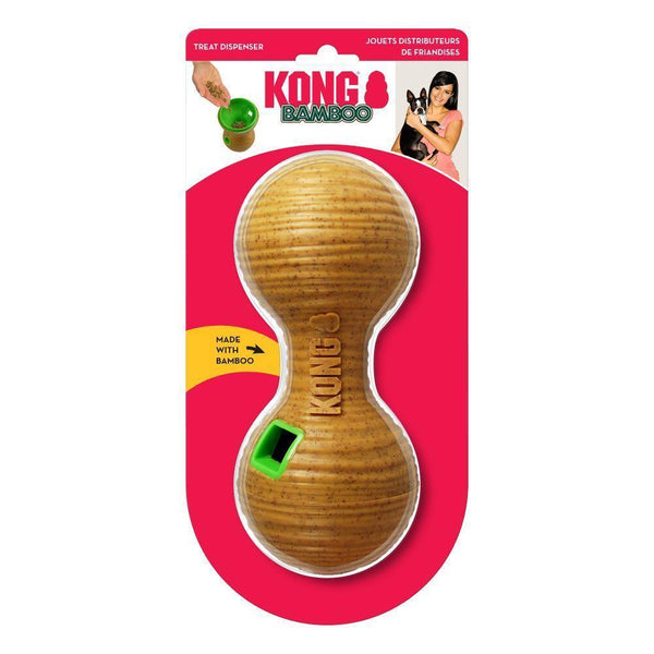 Kong Bamboo Feeder Dumbbell - Pisces Pet Emporium