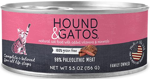 Hound & Gatos Paleolithic Recipe for Cats - 156g - Pisces Pet Emporium
