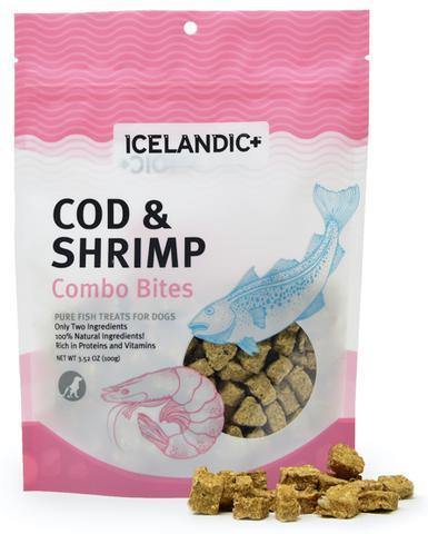 Icelandic Combo Bites - Cod & Shrimp 100g - Pisces Pet Emporium