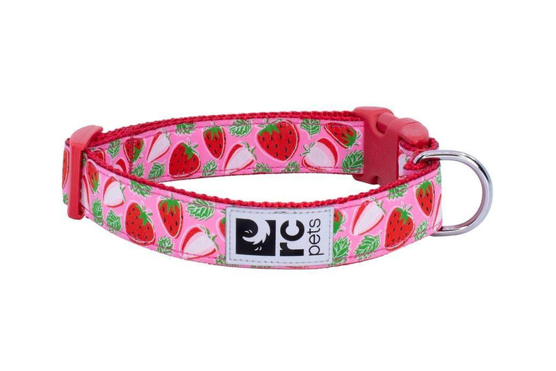 RC Pets Strawberries Clip Collar - Available in 5 Sizes - Pisces Pet Emporium