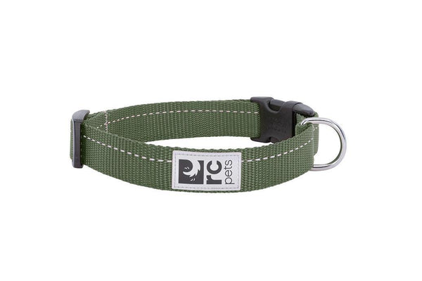 RC Pets Primary Dark Olive Clip Collar - Available in 5 Sizes - Pisces Pet Emporium