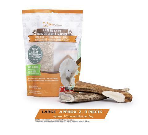 BRB Pets Moose Antler - Large 0.5lb - Pisces Pet Emporium