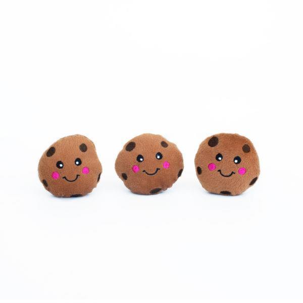 ZippyPaws Miniz - Cookies 3-Pack - Pisces Pet Emporium