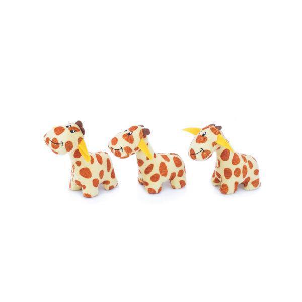 ZippyPaws Miniz - Giraffes 3-Pack - Pisces Pet Emporium