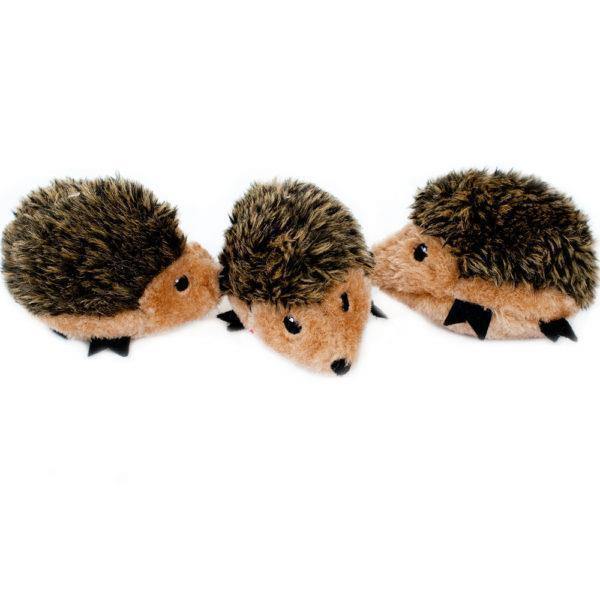 ZippyPaws Miniz - Hedgehogs 3-Pack - Pisces Pet Emporium