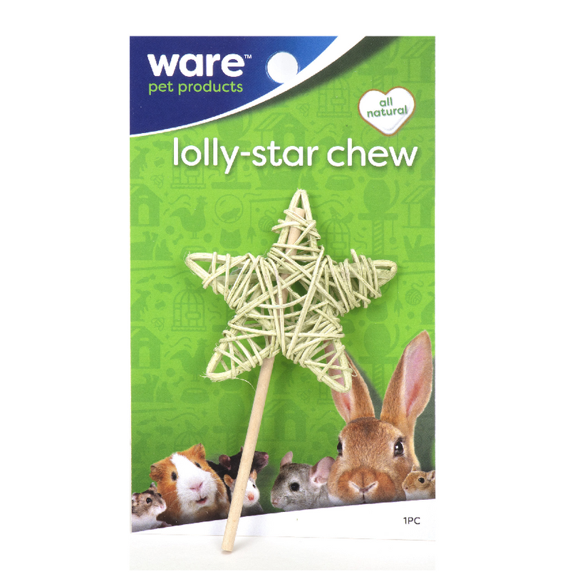 Ware Lolly-Star Chew - Pisces Pet Emporium
