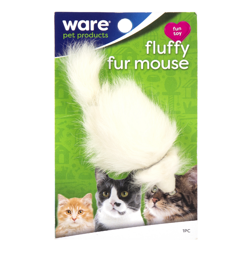 Ware Fluffy Fur Mouse - Pisces Pet Emporium