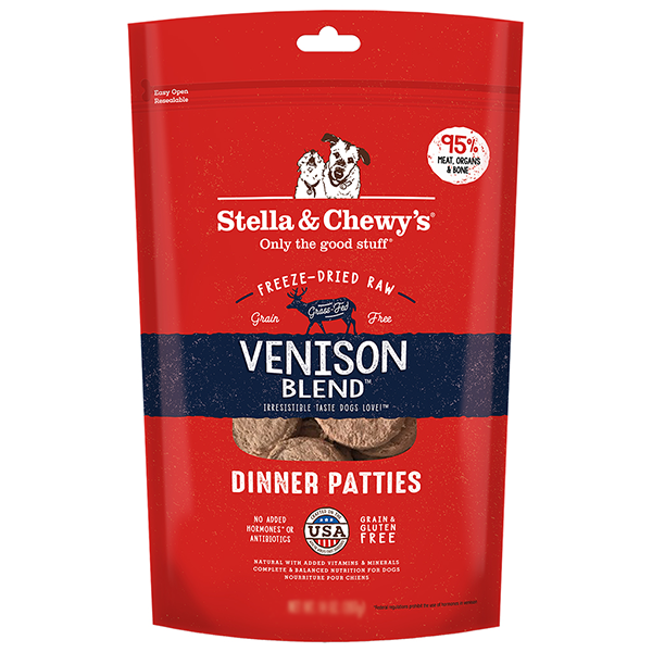 Stella & Chewy's Venison Blend Dinner Patties for Dogs - Pisces Pet Emporium