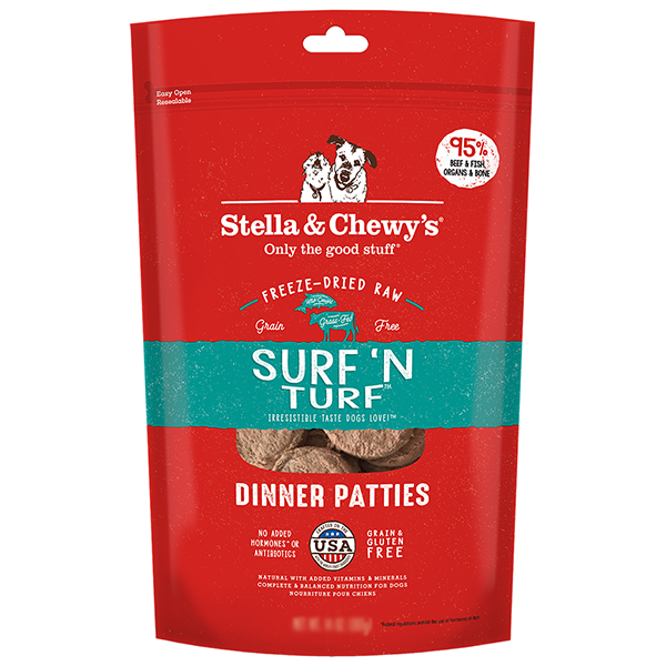 Stella & Chewy's Surf 'N Turf Dinner Patties for Dogs - Pisces Pet Emporium