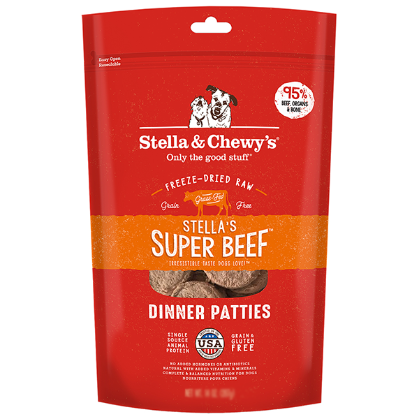 Stella & Chewy's Super Beef Dinner Patties for Dogs - Pisces Pet Emporium
