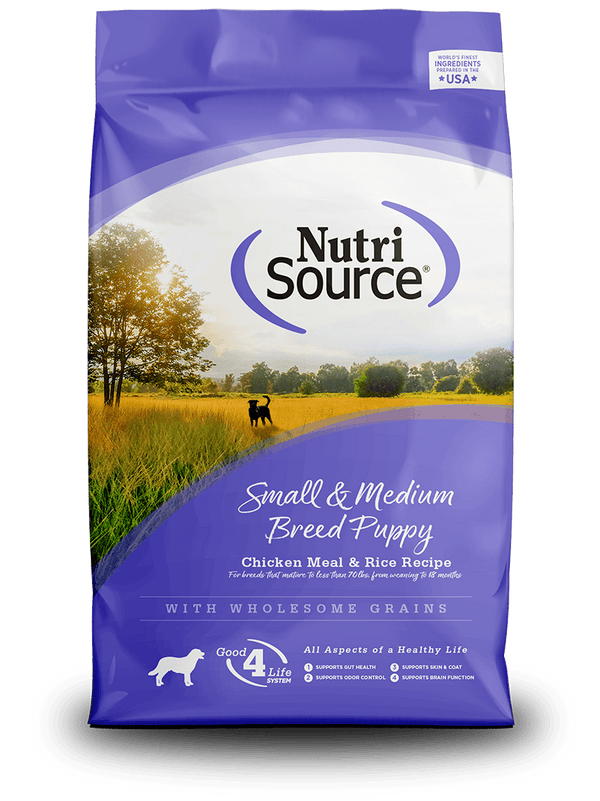 NutriSource Small & Medium Breed Puppy - Chicken & Rice - Pisces Pet Emporium