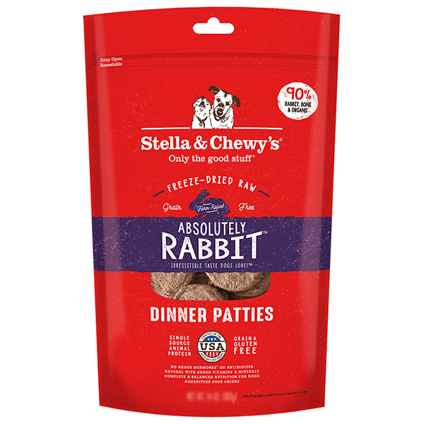 Stella & Chewy's for Dogs - Absolutely Rabbit Dinner Patties - Pisces Pet Emporium