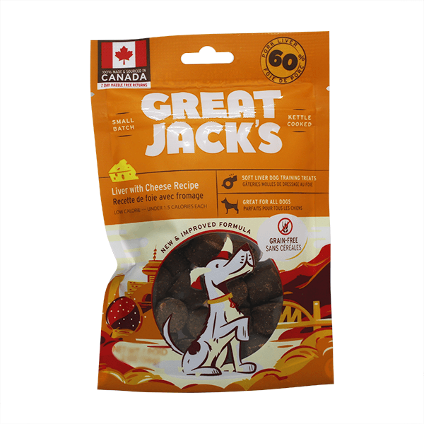 Great Jack's Liver & Cheese Training Treats - Pisces Pet Emporium