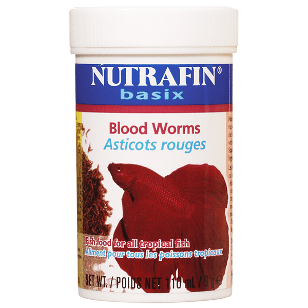 Nutrafin Basix Freeze Dried Blood Worms - Pisces Pet Emporium