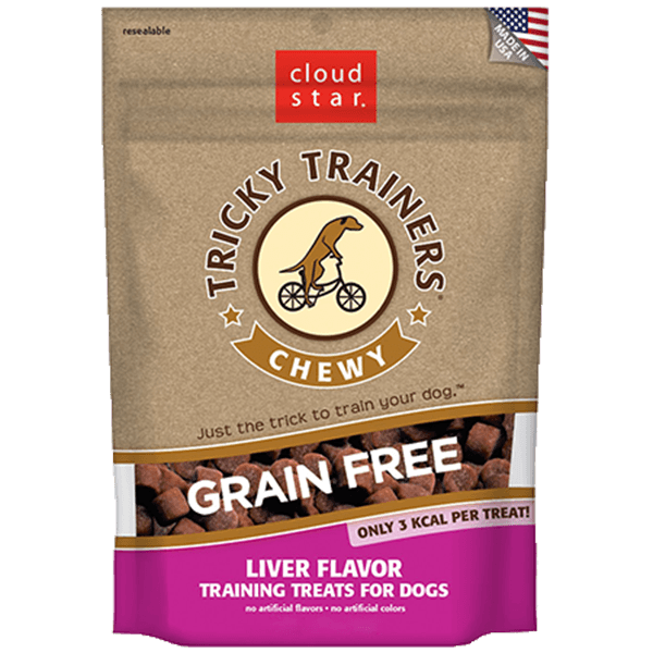 Cloud Star Grain Free Chewy Tricky Trainers Liver - Pisces Pet Emporium