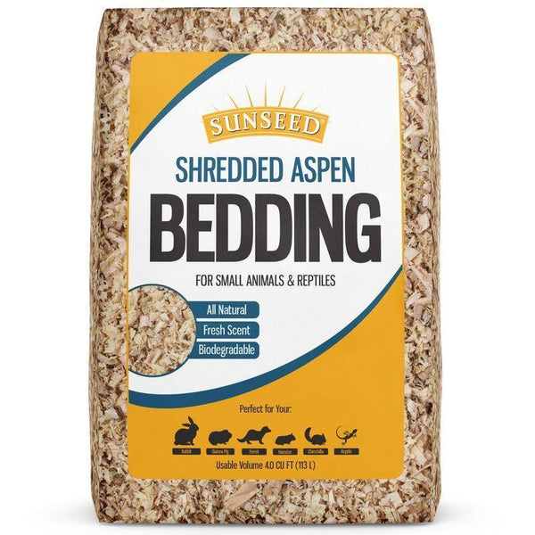 Sun Seed Shredded Aspen Bedding - Pisces Pet Emporium